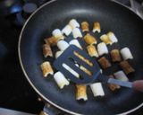 A picture of step 3 of Italian Cuisine con Chikuwa.