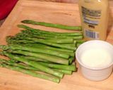 A picture of step 2 of Sous Vide Asparagus With A Creamy Mustard Sauce.