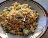 Gambar langkah 3 resipi Nasi Goreng Jagung.
