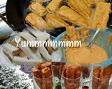 A picture of step 1 of Fried Bread Sticks.