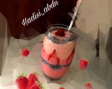 عکس مرحله 3 از دستور 🍓🍌شیک موز و توت فرنگی🍌🍓