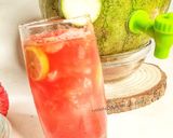 A picture of step 1 of Korean watermelon punch.