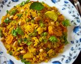A picture of step 7 of Batata Kanda Poha.