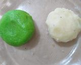 A picture of step 1 of Coconut roll methai.