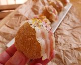 Foto del paso 11 de la receta: Trinxat rebozado con panceta ibérica a la pimienta