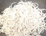A picture of step 1 of Chowmein.