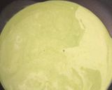 A picture of step 3 of Palak khandvi.