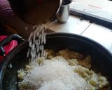 A picture of step 4 of Sweet potato halwa.