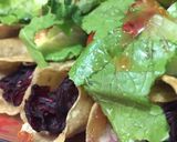 A picture of step 5 of Crispy Hibiscus Tacos with Cheese.