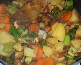 A picture of step 4 of Vegetable Soup.