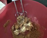 A picture of step 5 of Dates pudding with toffee sauce.
