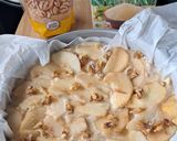 Une image de l'étape 3 de Gâteau pommes, poires et noix.