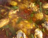 Foto del paso 21 de la receta: Paella valenciana de carne, albóndigas y verdura variada