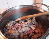 Foto del passaggio 3 della ricetta Durelli di pollo alle cipolle(VENTRIGLI)