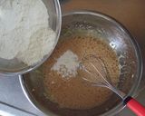A picture of step 6 of Moist and Airy Black Tea Chiffon Cake.