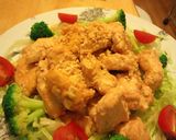 A picture of step 8 of An Inexpensive Feast Made with Chicken Breast Deep-Fried Chicken with Mayonnaise.
