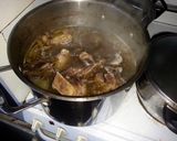 A picture of step 5 of Pho (special beef noodle soup).