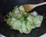 A picture of step 9 of Bok Choy with Bacon.