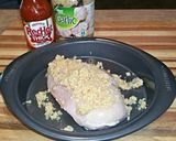 A picture of step 5 of Mike's 2 Way Baked 3 Minute Chicken.