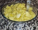 Foto del paso 1 de la receta: Tortilla de patatas con filetes pechugas asadas