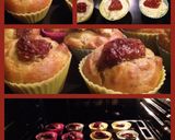 A picture of step 5 of AMIEs Muffin Pizza.