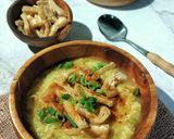Foto langkah ke 4 dari resep Bubur Praktis Bumbu Ayam Goreng Instan.