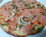 Foto del paso 4 de la receta: Pizza vegetal i salmó fumat