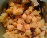 A picture of step 2 of Peruvian style veggie tamales.