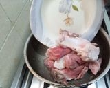 A picture of step 1 of Beef Masala.