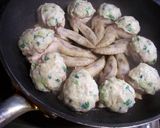 A picture of step 15 of Not to the Brim but...Stuffed Chicken Wing Gyoza.