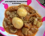 Foto langkah ke 2 dari resep Gulai nangka telur dan kerupuk kulit.