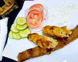 A picture of step 7 of Chicken Seekh kabab.