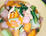Foto langkah ke 5 dari resep Sapo tahu bakso.
