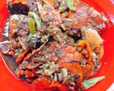 Foto langkah ke 6 dari resep Kepiting Saos Lada Hitam.