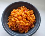 Paradicsomos-szalámis tészta recept fázis 5 fotója