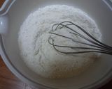 A picture of step 2 of Pancakes Made Without Eggs or Oil.