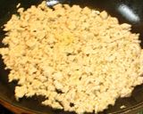 A picture of step 3 of Soft Simmered Ground Chicken, Atsuage, and Eggplants.