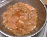 A picture of step 1 of Very Handy for Bento! Chicken Breast Teriyaki Flavor.