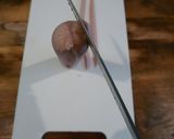 A picture of step 3 of Pink Heart Sushi Rolls for Charaben.