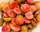 Hình bước làm 1 của món Mận ướp muối ớt chua ngọt 🤤🤤