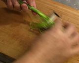 A picture of step 1 of Oyster Spaghetti.