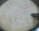 A picture of step 1 of Methi Pakoda Kadhi.