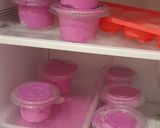Foto langkah ke 8 dari resep Es Krim Buah Naga Simple.