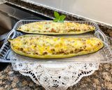 Foto del paso 16 de la receta: Calabacín relleno con gratinado de queso