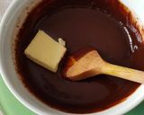 Une image de l'étape 5 de Tarte inversée café chocolat.