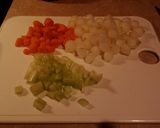 A picture of step 1 of Holiday Flavors In A Pot Pie For 2 or 4 People.