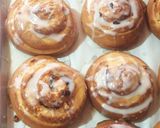 A picture of step 14 of Cinnamon Rolls 🤩.