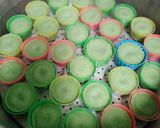 Foto langkah ke 6 dari resep Talam pandan / kue hejo pandan.