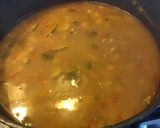 Une image de l'étape 6 de Soupe au bœuf courgettes et tomates aux épices.
