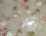 A picture of step 1 of Chicken Potato Vegetables Khichdi.